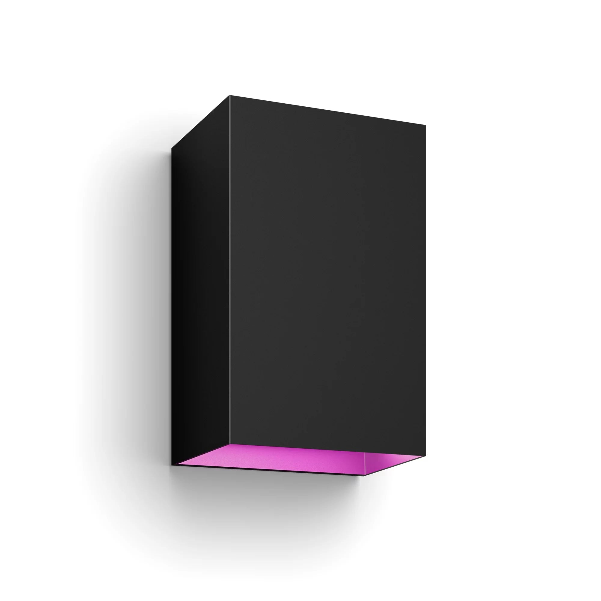 Philips by Signify Philips Hue Aussenwandleuchte – für Philips Hue (Hue Bridge erforderlich) – dimmbar – Schwarz – Aluminium