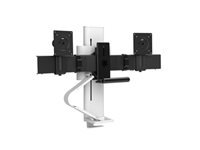 Ergotron TRACE – Monitorarm, Dual, Tischklemme, Weiss