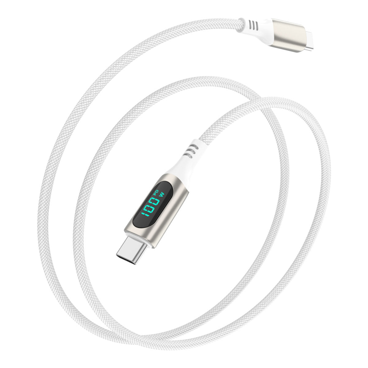4smarts USB-C auf USB-C Kabel – USB 2.0 (480 Mbit/s) – 3 m – PD 100 W – Geflochten