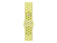 Apple Volt Splash – Armband – für Apple Watch 46 mm, Gelb, S/M, Polymer (recycelt)