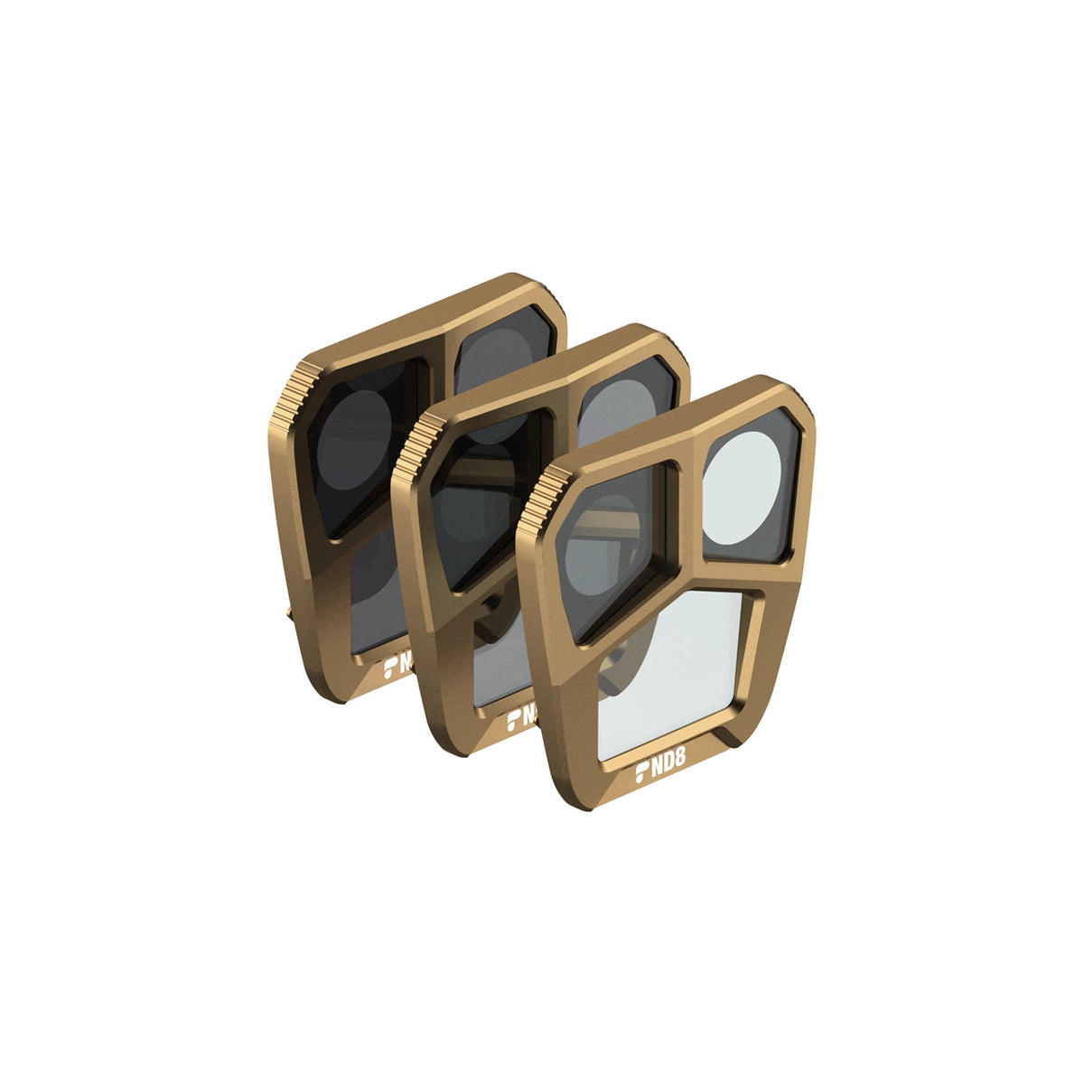 PolarPro Shutter Collection Kamerafilter – ND8, ND16, ND32 – für DJI Mavic 3 Pro – Bronze – 3er-Pack