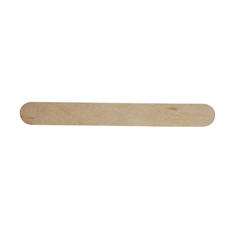 MaiMed Holzmundspatel – 100 Stück, steril, 150 × 18 × 1,6 mm