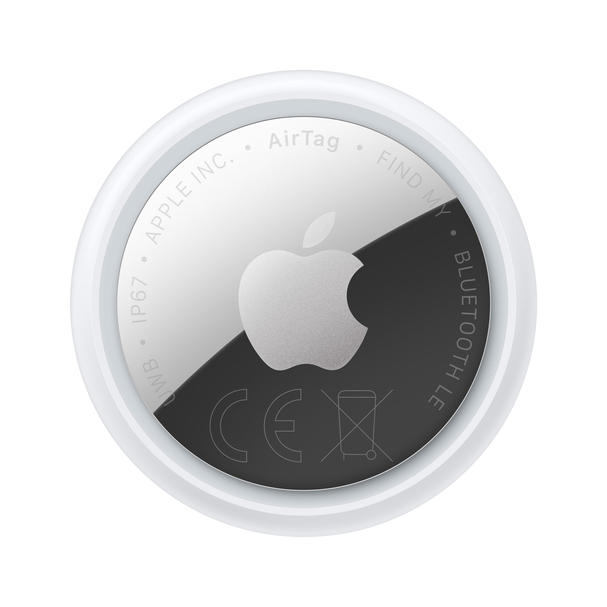 Apple AirTag – Silber/Weiss, IP67, für iPhone