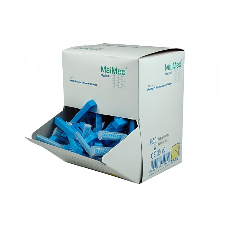 MaiMed Einwegrasierer – Einzelklinge – 100 Stk – Blau