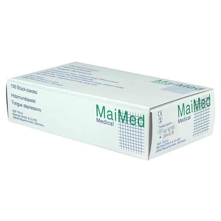 MaiMed Holzmundspatel – unsteril – 15 × 2 cm – 100 Stk