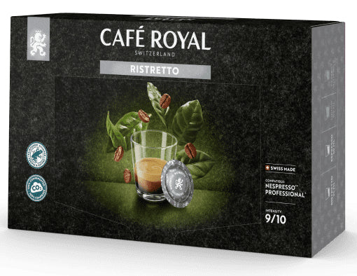 Café Royal Kaffeepads Ristretto – für Nespresso Professional – Intensität 11 – 50 Pads