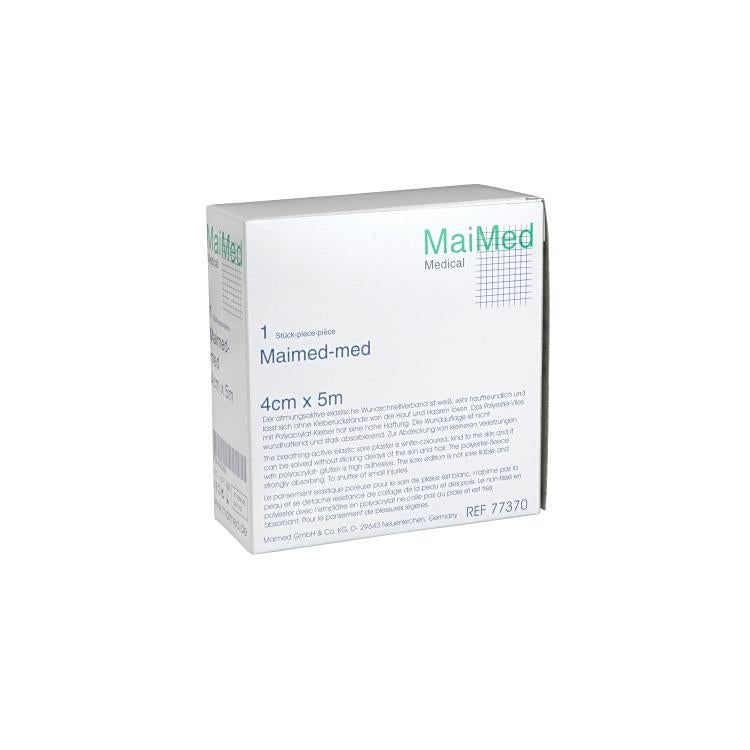 MaiMed Pflasterrolle Polyestervlies – 60 mm × 5 m, Polyacrylatkleber