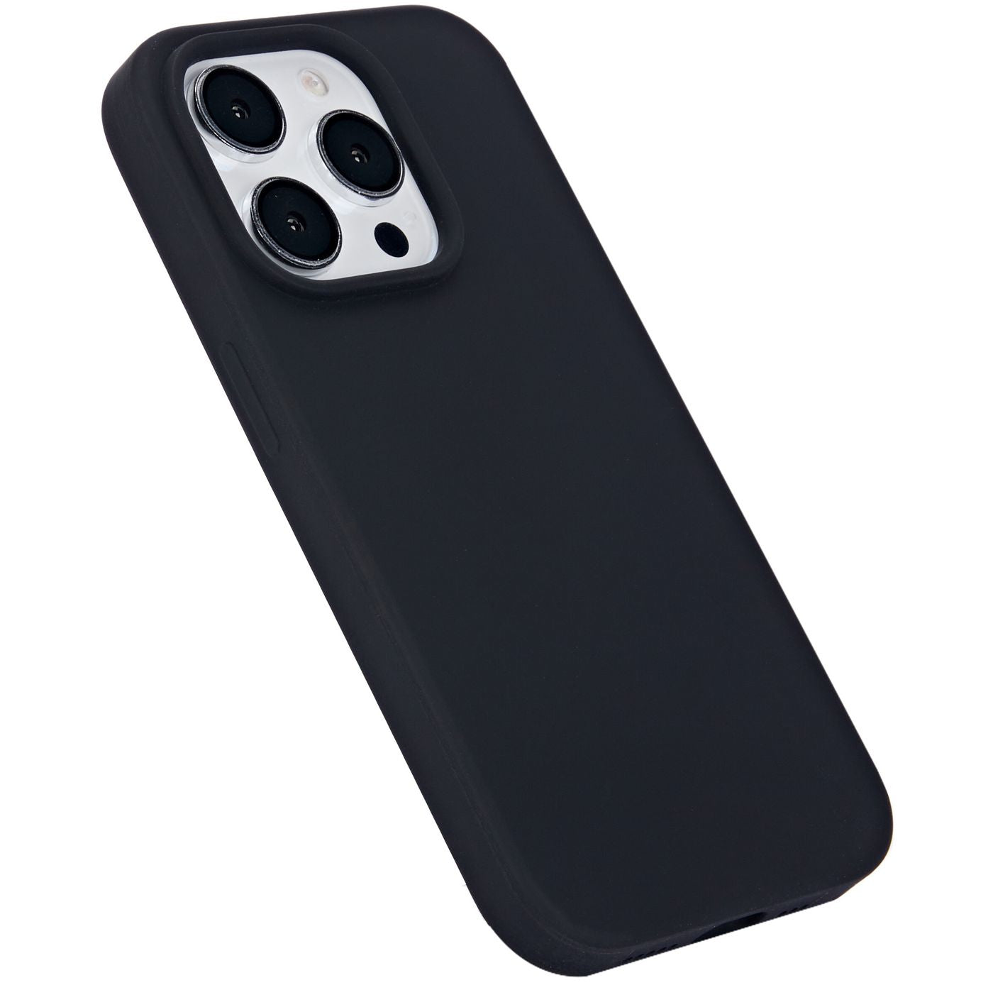 eSTUFF INFINITE ROME (GRS) Backcover – für Apple iPhone 15 Pro, PC+Silikon+Mikrofaser, Schwarz