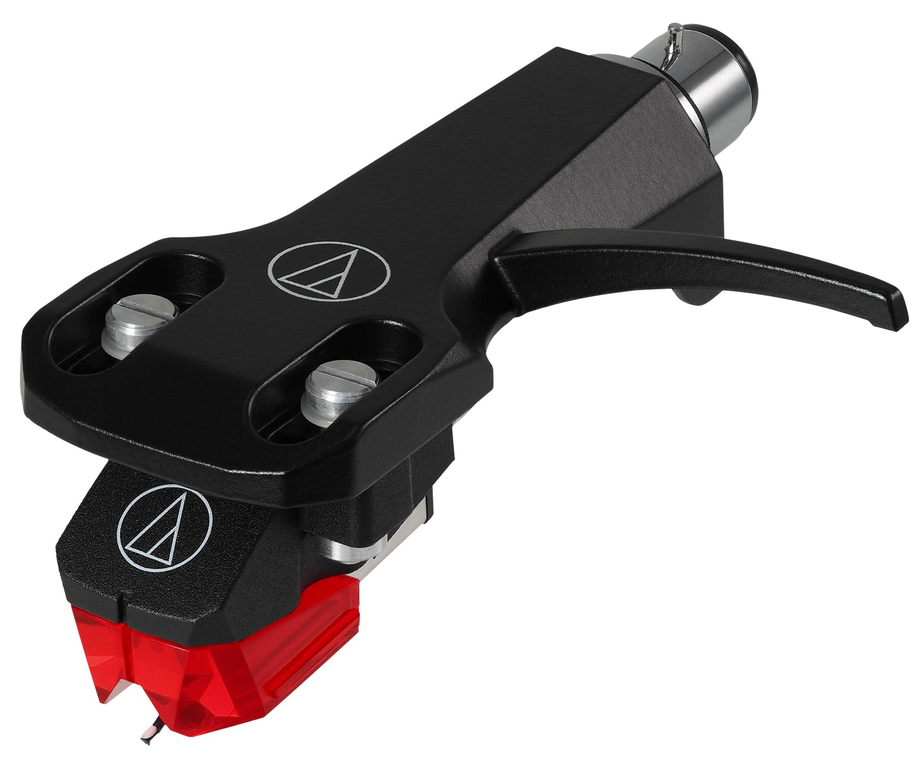 Audio-Technica XP5/H – Tonabnehmer – elliptisch – 5,5 mV – Auflagekraft 3 g – rot/schwarz – inkl. Headshell