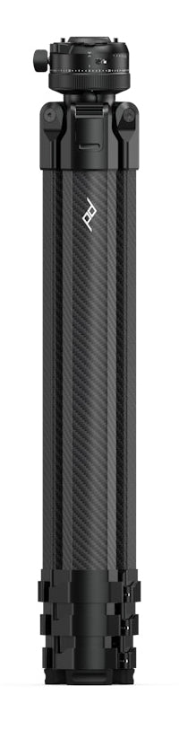 Peak Design Pro Tall Stativ – bis 197,4 cm – Traglast 18,1 kg – Schwarz