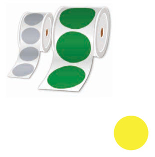 Brother Druckeretiketten, 25 mm, Gelb, 1000 Etiketten/Rolle