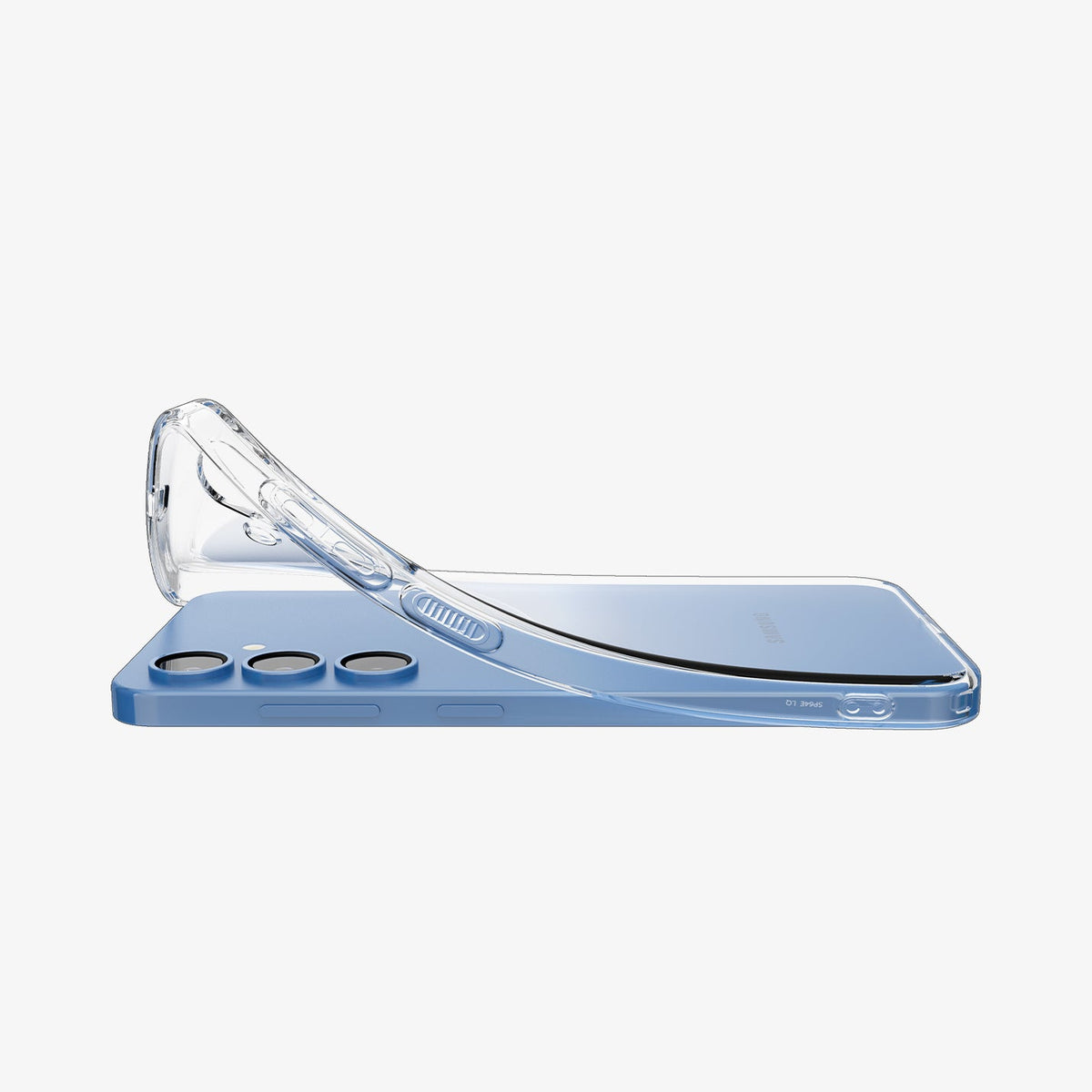 Spigen Liquid Crystal Backcover – für Samsung Galaxy S25, TPU, Transparent, kabelloses Laden