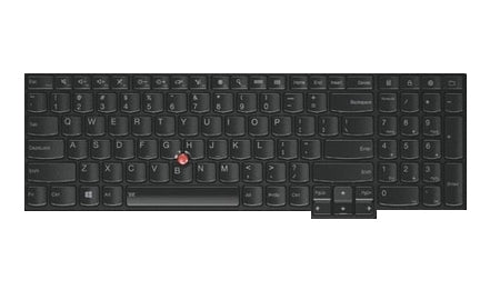 Lenovo 01AX680 Tastatur für ThinkPad L570 – UK – mit Ziffernblock – Schwarz