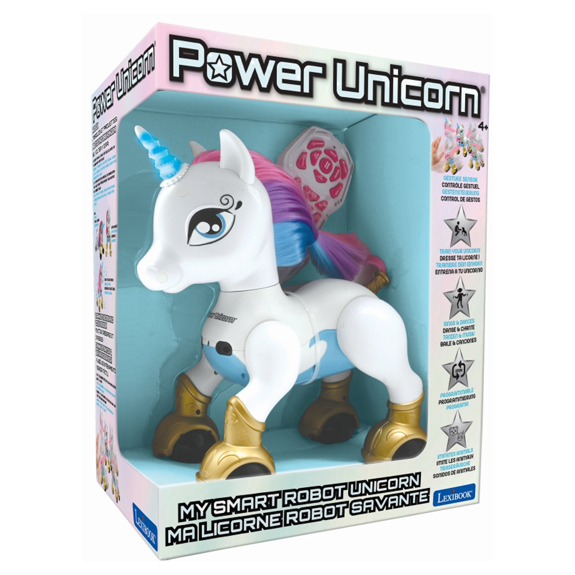Lexibook Roboter Einhorn – mit Fernbedienung – 16,0 × 25,7 × 28,0 cm – 1 Stück – ab 4 J. – mehrfarbig