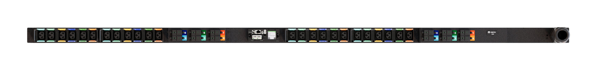 Vertiv PowerIT VP6U60A3 Rack-PDU überwacht 63 A – C13/C19×24 – vertikal 0U – schwarz