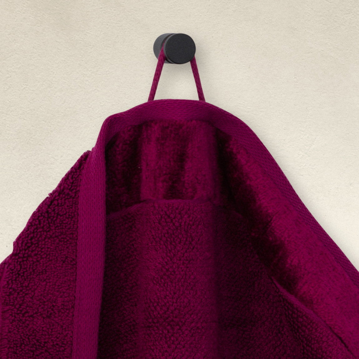 Möve Seiftuch Bamboo Luxe – 30 × 30 cm, Berry, Baumwolle/Viskose, OEKO-TEX