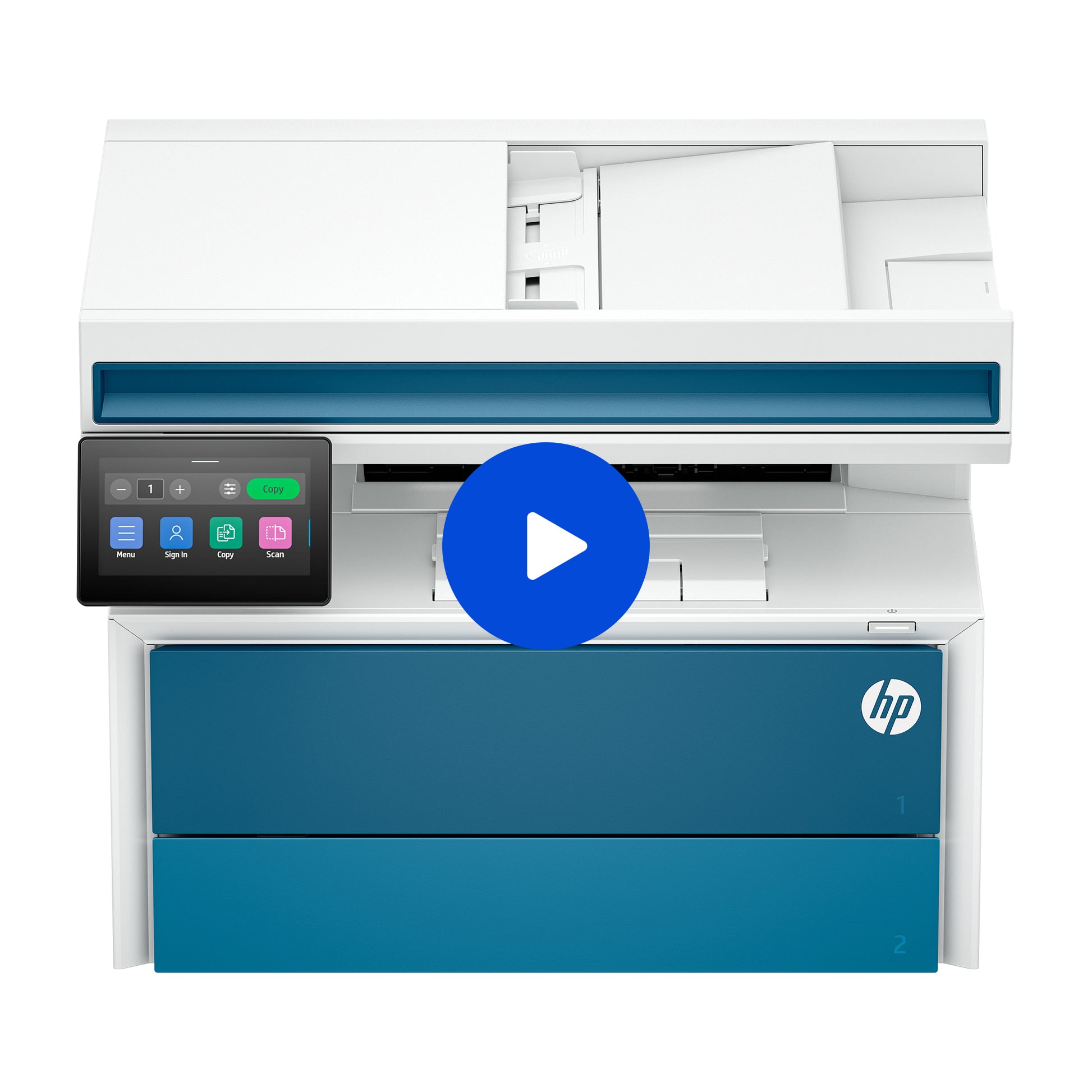 HP LaserJet Pro MFP 4113fdw – SW-Laser-Multifunktionsdrucker, A4, 4-in-1, Duplex, ADF, WLAN/LAN, Touchscreen