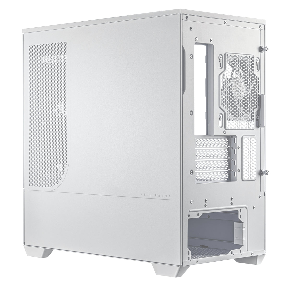 ASUS AP202 PRIME TG – PC-Gehäuse – Mid-Tower, für Micro-ATX, Mini-ITX, 6 Lüfterplätze, Schwarz, Hartglas