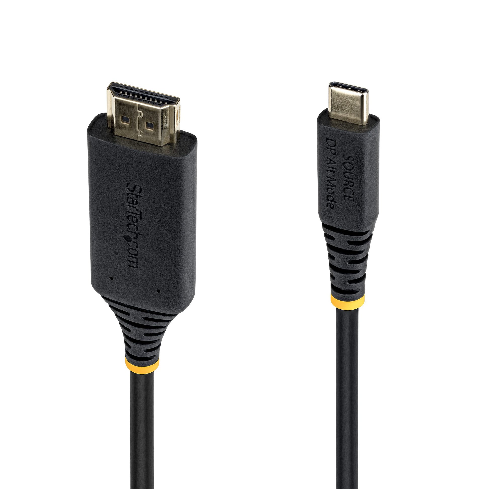 StarTech.com 2M-USBC-HDMI-4K60-G Kabel USB-C zu HDMI – 4K (3840 × 2160) @ 60 Hz, HDMI 2.0, HDR, 2 m, Schwarz