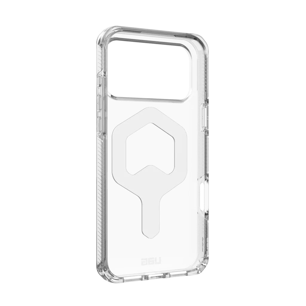 Urban Armor Gear Backcover Plyo – für Apple iPhone 17 Pro Max – Ice/Silber – TPU/PC – MagSafe-kompatibel