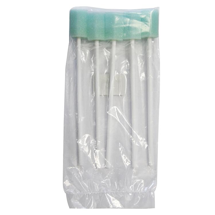 Mundpflegestäbchen – mit sternförmigen Schaumköpfen, unsteril – 15 cm – 5 Stk