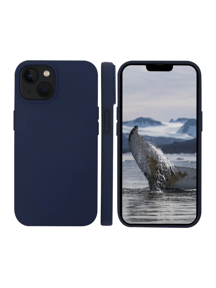dbramante1928 Iceland Ultra – Backcover – für Apple iPhone 14, Recycling-Kunststoff, blau, bis 4 m sturzsicher