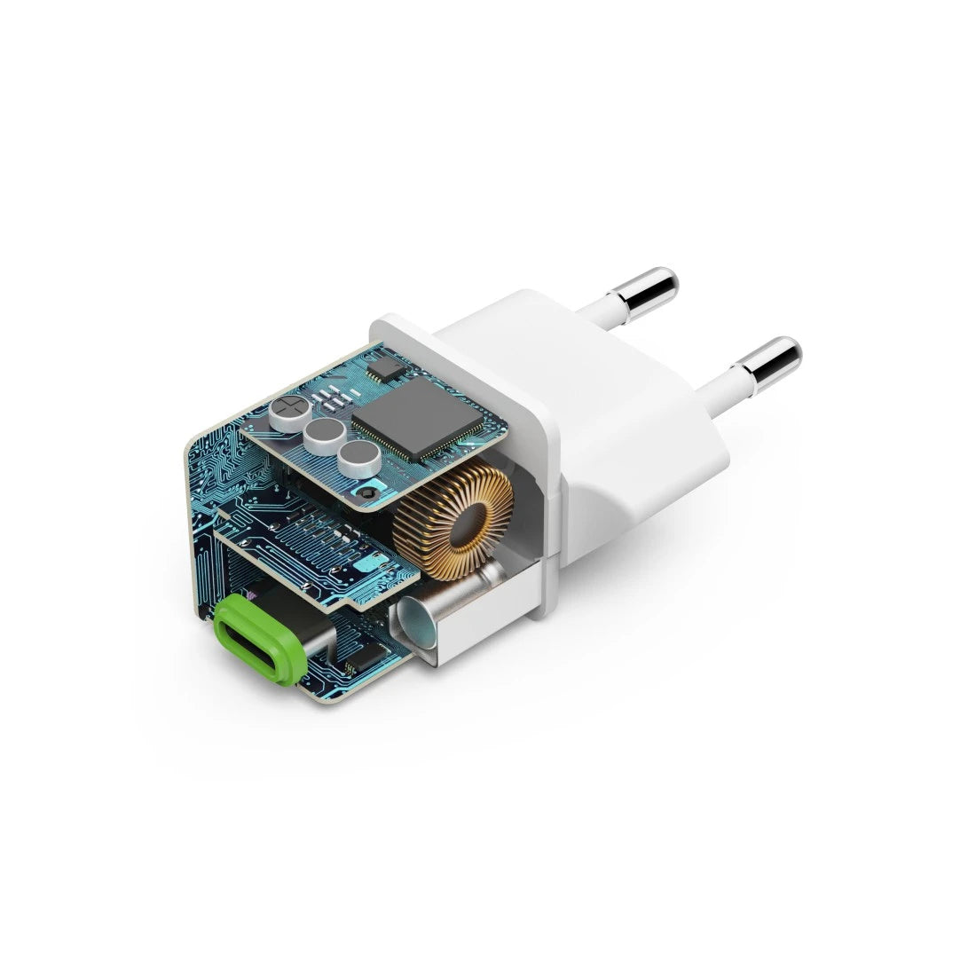 Hama 00201981 USB-Ladegerät 25 W – USB-C×1 – PD 3.0, QC 3.0, EU-Stecker (Typ C) – Weiss