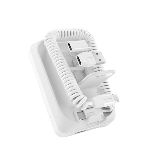 Vonmählen MagSafe Powerbank 10000 mAh, PD 20 W, 1× USB-C, 1× USB-A, für iPhone (MagSafe), Weiss