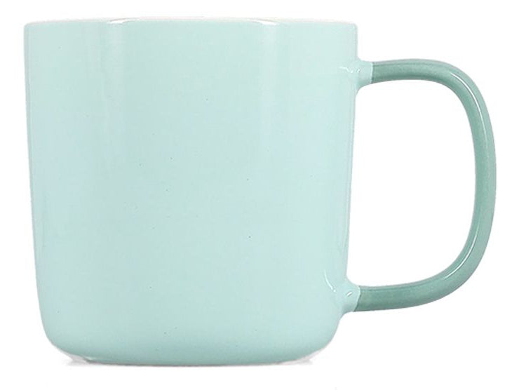 ONA Universaltasse Mae – 370 ml, Ø 9 cm, Porzellan, Türkis, spülmaschinenfest, mikrowellengeeignet