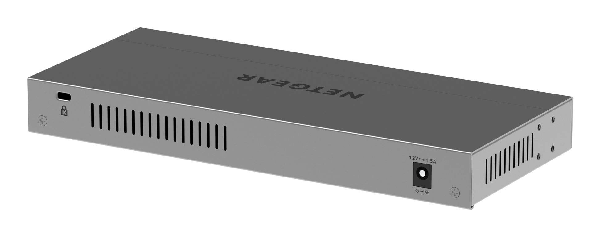 NETGEAR GS108MX-100EUS – Unmanaged L2 Switch – 8× 1G, 1× 10G, Desktop (Rack-Montage-Set)