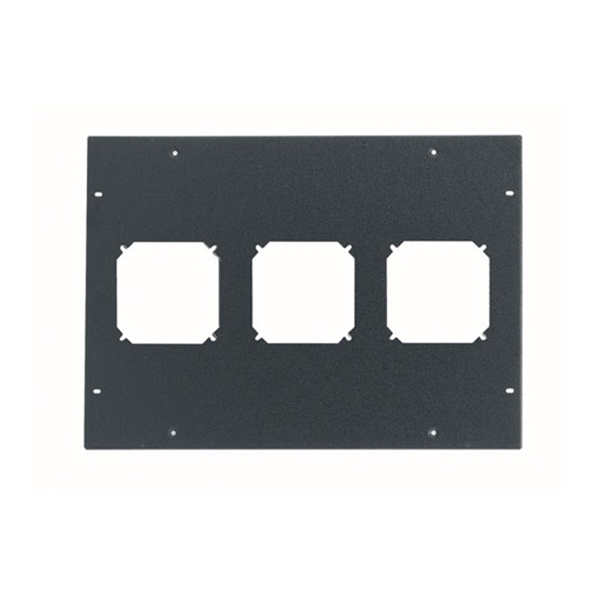 Middle Atlantic ERK-4FT – Lüfterschublade, Stahl, Schwarz, 501,6 × 12,7 × 365,3 mm