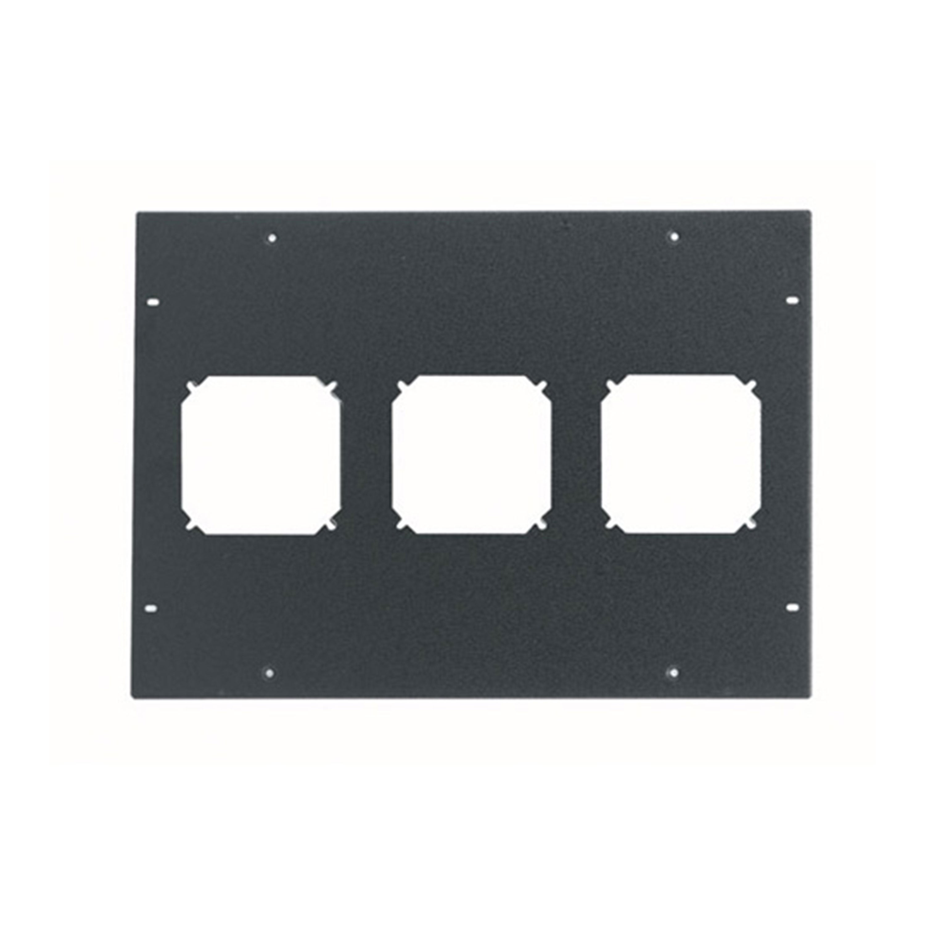 Middle Atlantic ERK-4FT – Lüfterschublade, Stahl, Schwarz, 501,6 × 12,7 × 365,3 mm
