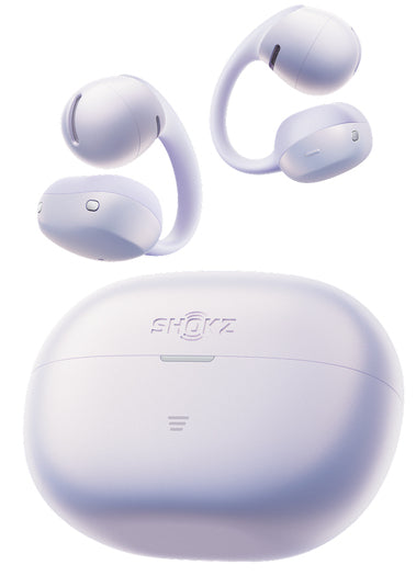 SHOKZ OpenDots Air TWS In-Ear – Stereo, TWS, ANC, mit Ladecase, Violett, BT 6.1