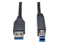 Tripp Lite USB-B auf USB-A Kabel – USB 3.2 Gen 1 (5 Gbit/s) – 3,05 m – Schwarz
