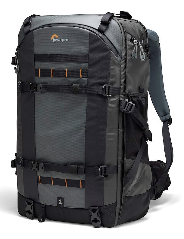 Lowepro Pro Trekker BP 650 AW II Rucksack – 43 l, Regenhülle – für DSLR, Systemkameras, DJI Osmo/Mavic – Grau