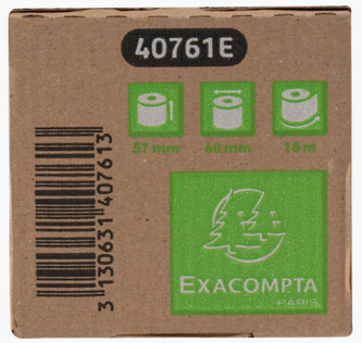 Exacompta Thermorolle 57 mm × 18 m, ohne Kern, Ø 40 mm, phenolfrei