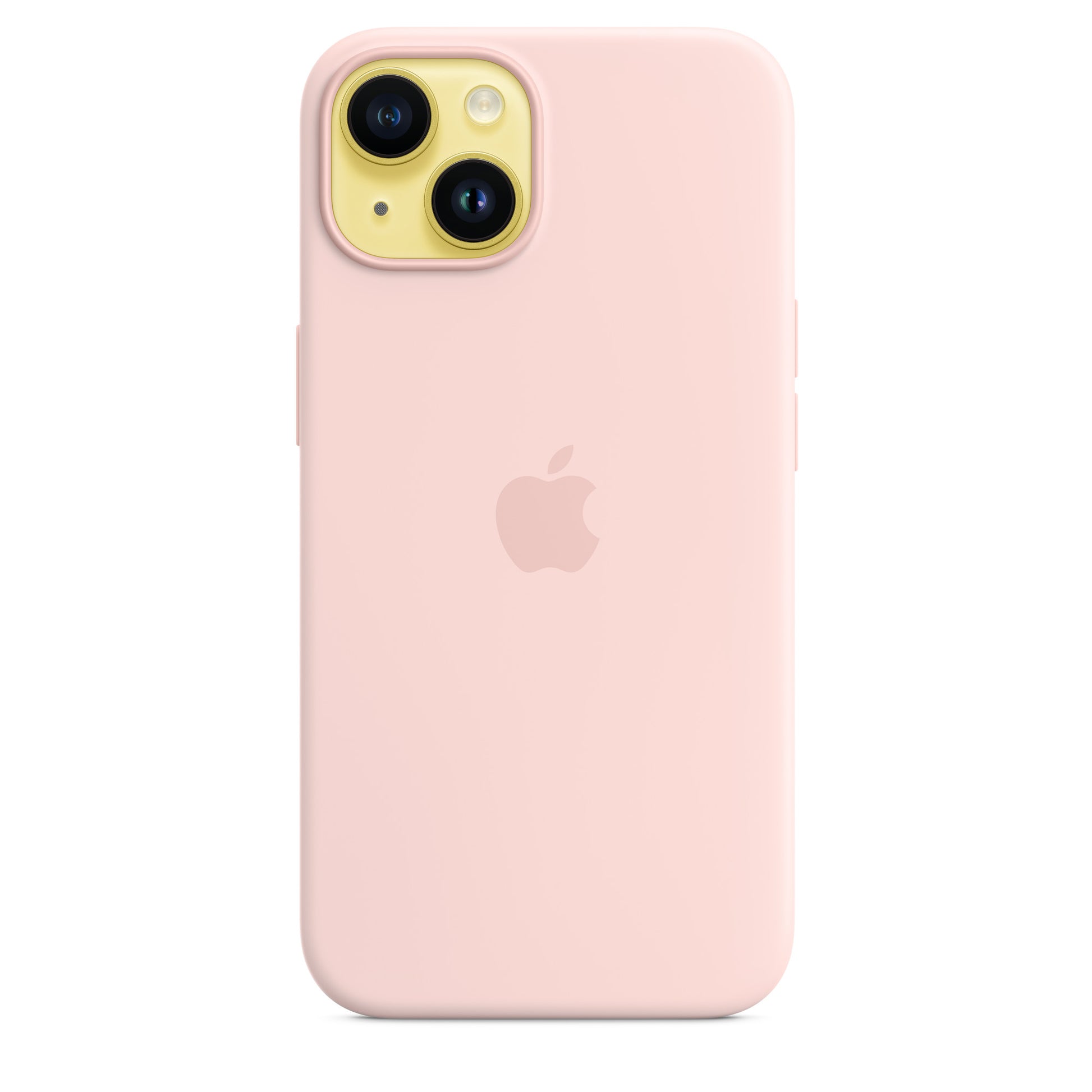 Apple Backcover – für Apple iPhone 14, MagSafe, Silikon+Mikrofaser, Kalkrosa
