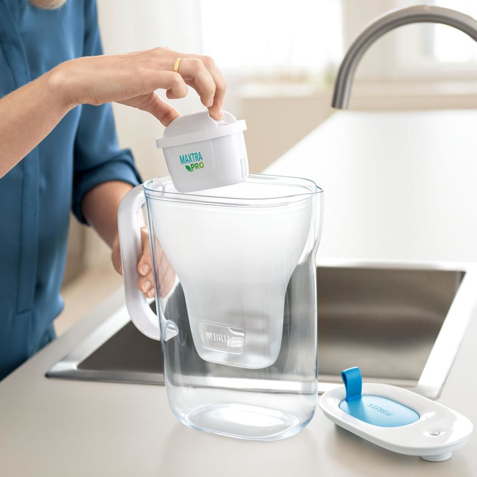 BRITA 1052237 – Wasserfilter-Kanne 1,4 l, Filterwechselanzeige, Kunststoff, Hellgrün