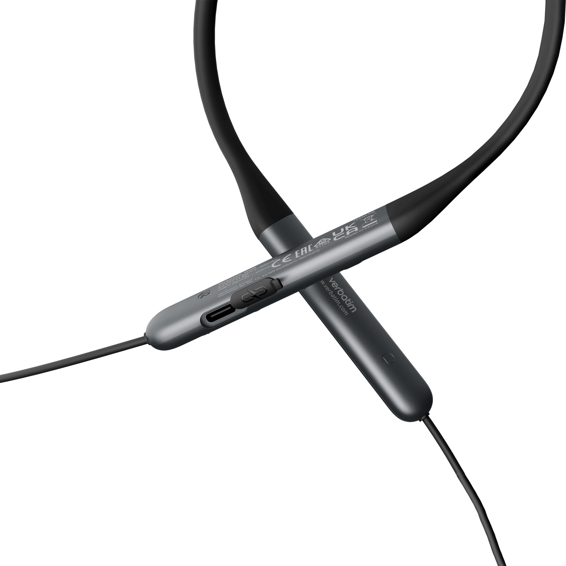 Verbatim TruSound ANC Kopfhörer – In-Ear, Stereo, BT, ANC, Schwarz, BT 5.4