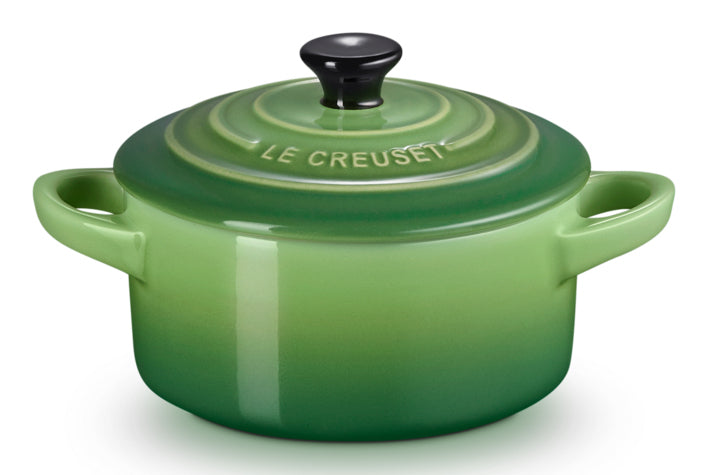 Le Creuset Kochtopf Mini Cocotte – 0,3 l, Ø 13,8 cm, Steingut, Emaille, Grün