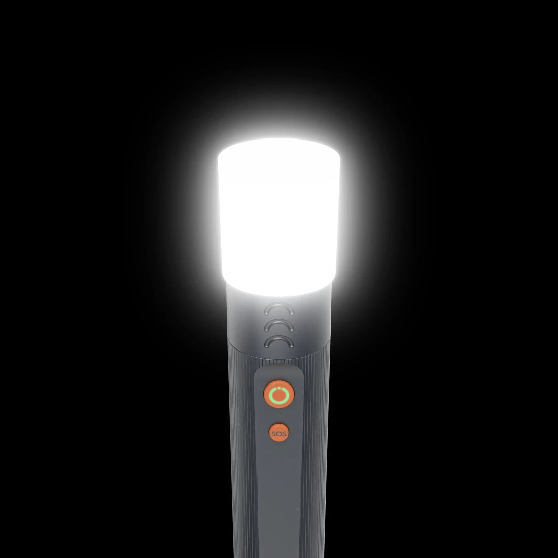 Hama Taschenlampe FLX1200-C – 1200 lm, 300 m, IP44, USB, Akku – Grau