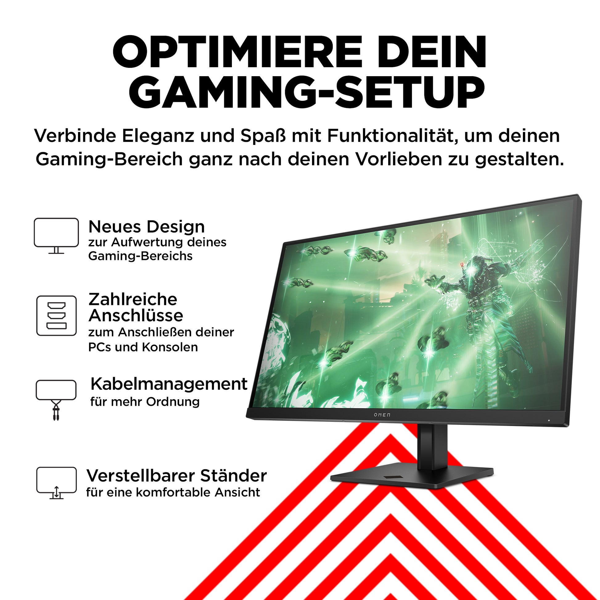 HP OMEN 27Q – Monitor, 27" 2560 × 1440 (WQHD), 165 Hz