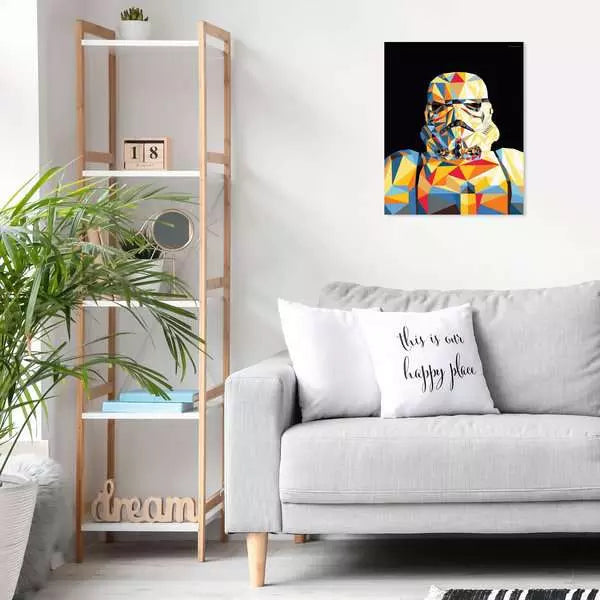 Ravensburger CreArt – Malen-nach-Zahlen-Set – Star Wars Stormtrooper – 30 × 24 cm – ab 12 Jahren