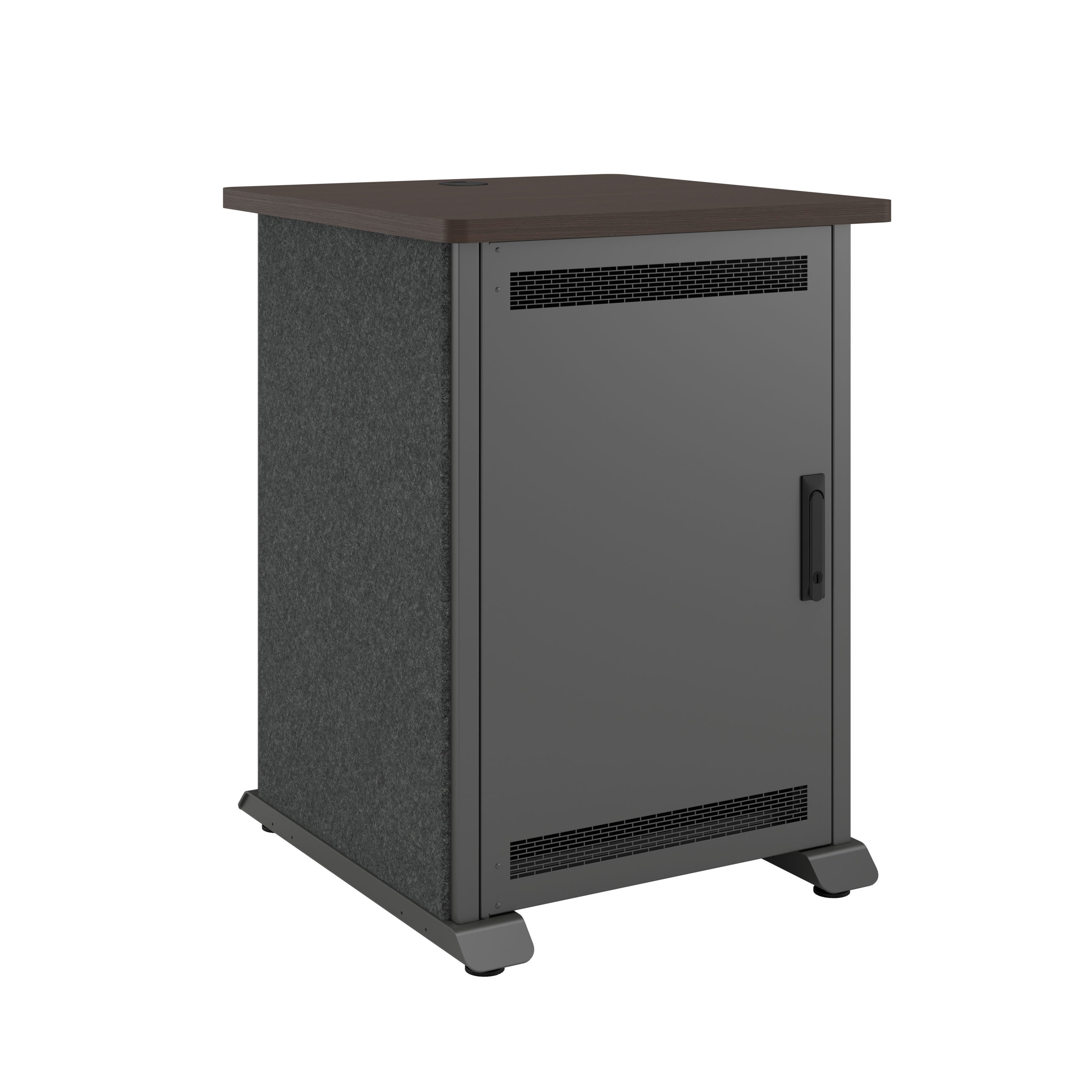 Middle Atlantic FMR-1227A3GC – Freistehendes Rack, 12U, 136,1 kg Traglast, Aktiv gekühlt, Anthrazit