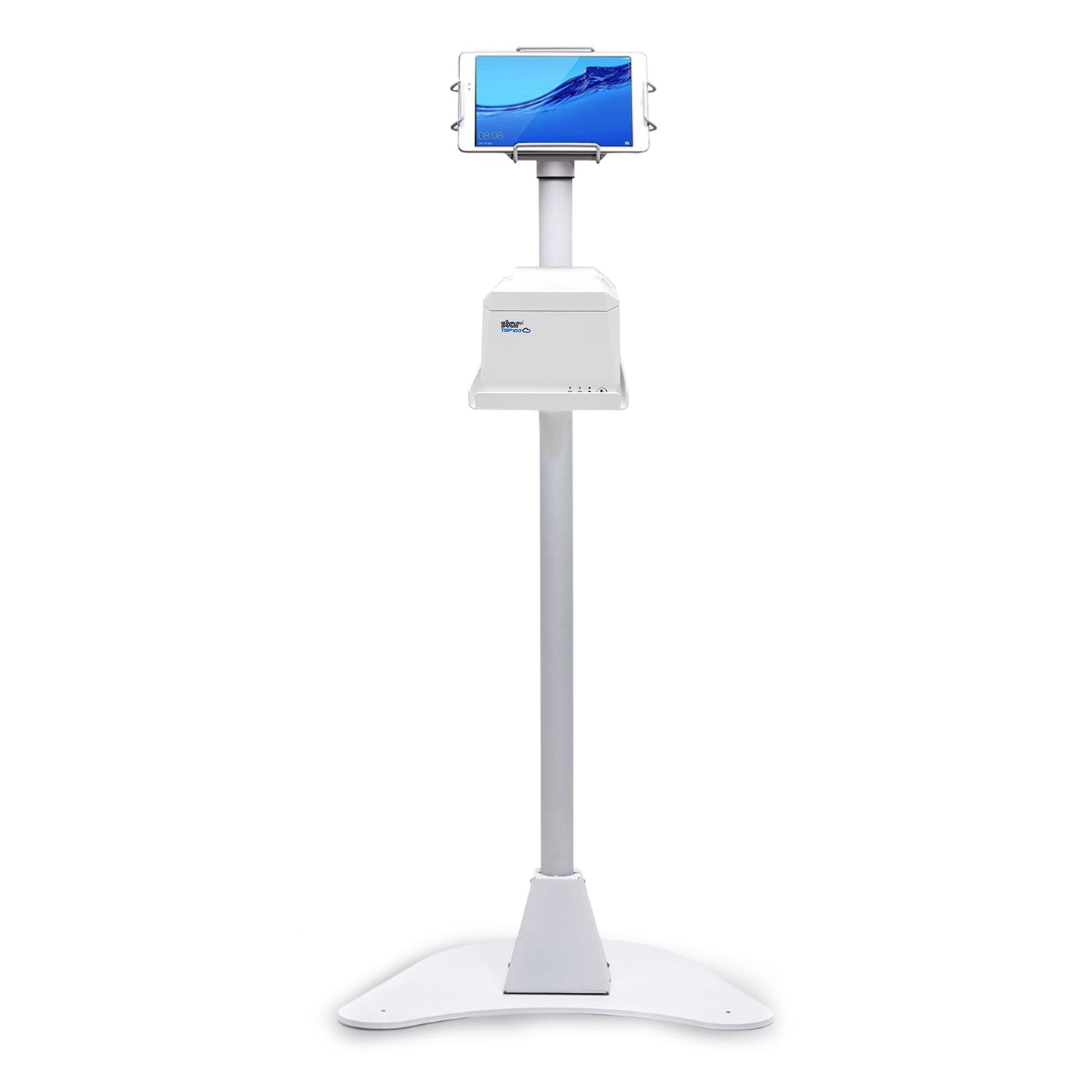 Star Micronics POS-Ständer, 474×1179×573 mm, Stahl, Weiss, für VESA 75×75–100×100 mm, 37954690