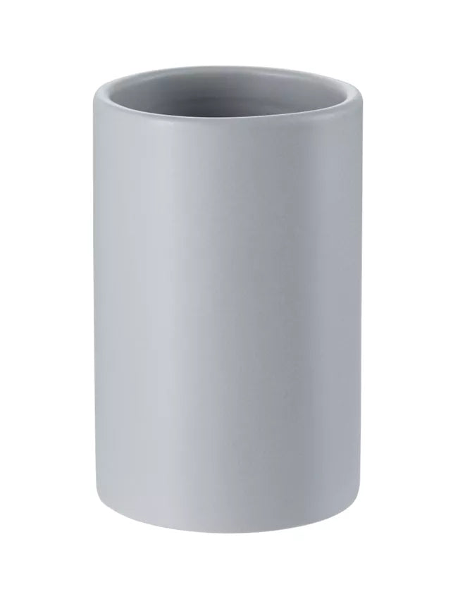 Diaqua Zahnputzbecher Zylo – Ø7,2×11 cm, Keramik, Sand