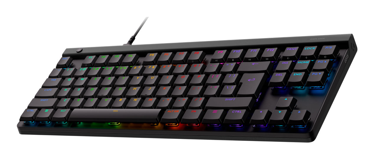 Logitech G G515 TKL – Gaming-Tastatur – mechanisch, kabelgebunden – USB – QWERTY (US-INT) – RGB – Schwarz