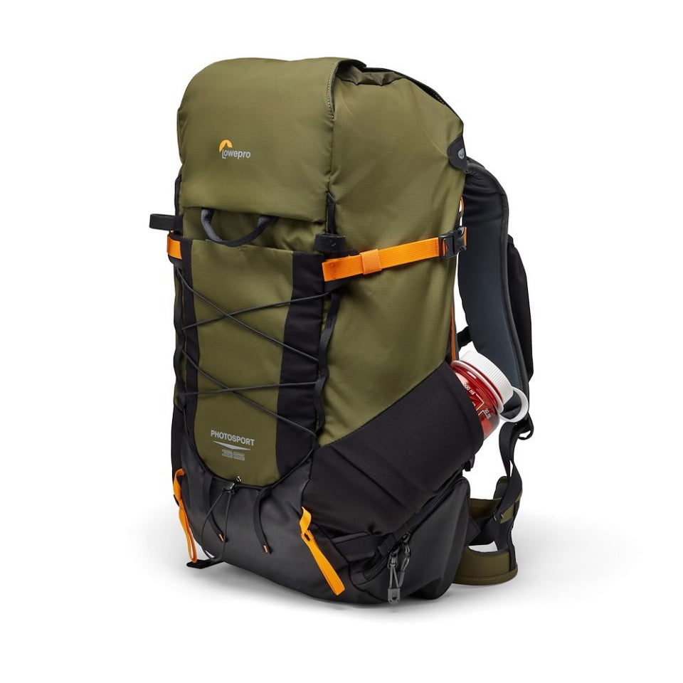 Lowepro PhotoSport X BP 35L AW Kamerarucksack – 38 l – für DSLR und spiegellose Kameras – Grün