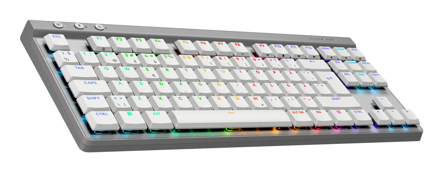 Logitech G G515 LIGHTSPEED TKL – Gaming-Tastatur, mechanisch, Bluetooth & 2,4 GHz (Nano-Empfänger USB-A), RGB