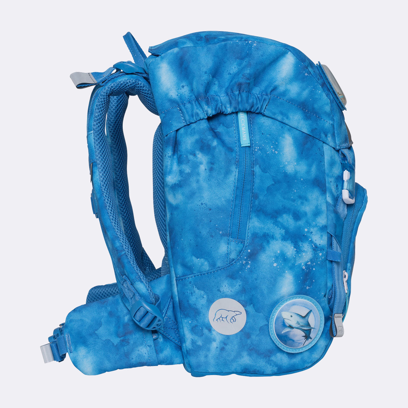 Beckmann Classic – Schulrucksack-Set 6-teilig, Ocean, 22 l, 24×37×25 cm